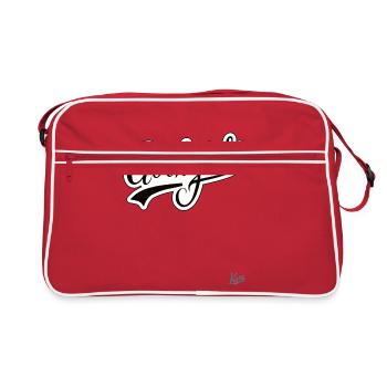 Gothgirls: Dark Elegance - Retro Bag - red/white - Front