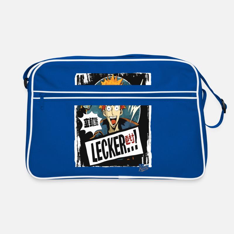 Cartoon Ramen: The Guy Says "Yummy!" Retro Bag