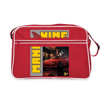 Anime Manga JDM Street Racing Car - Retro Bag - red/white - Front