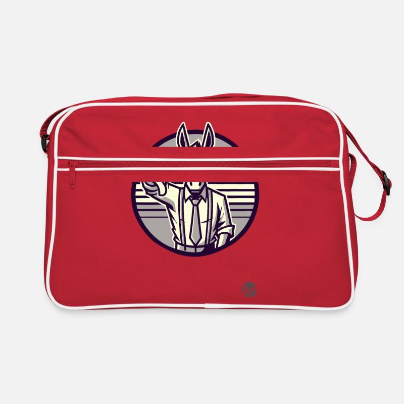 Thumbs down from the refusing donkey Retro Bag