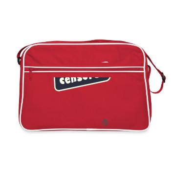 Censored - Retro Bag - red/white - Front