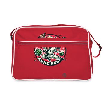 Melons volants – Maîtres du Kung Fu - Sac Retro - rouge/blanc - Devant