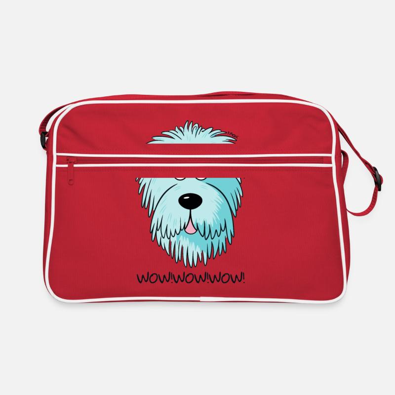Wow! Colorful Candy Doodle Dog Retro Bag