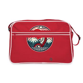 Drôle de dragon chinois - Sac Retro - rouge/blanc - Devant