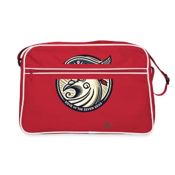Colombe des sept mers pirate - Sac Retro - rouge/blanc - Devant