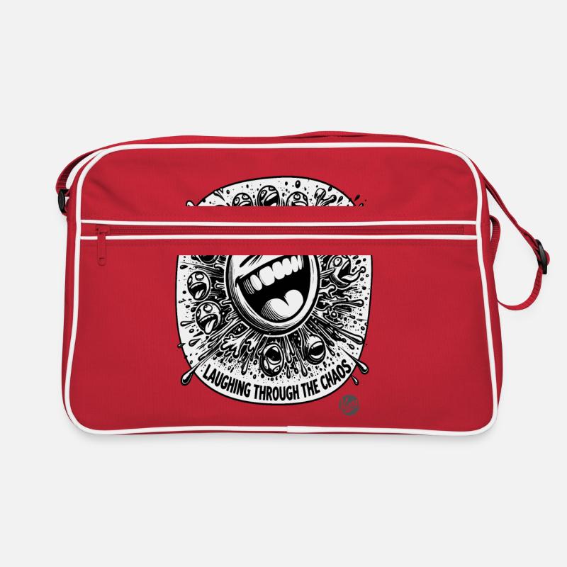 Laughing through the chaos Retro Bag