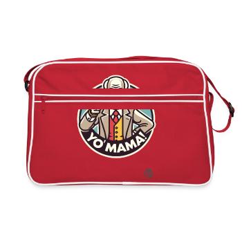 Sigmund Psychologie Freud : Votre maman - Sac Retro - rouge/blanc - Devant