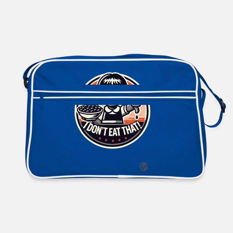 Kleines Mädchen mit Bohnen, Das esse ich nicht! Retro Tasche