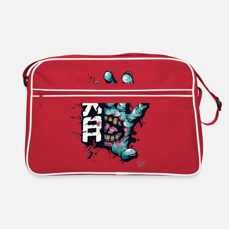 Die Hand des Horrors Retro Tasche