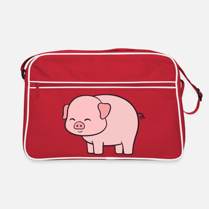 Cochons Cochons - Sac Retro - rouge/blanc