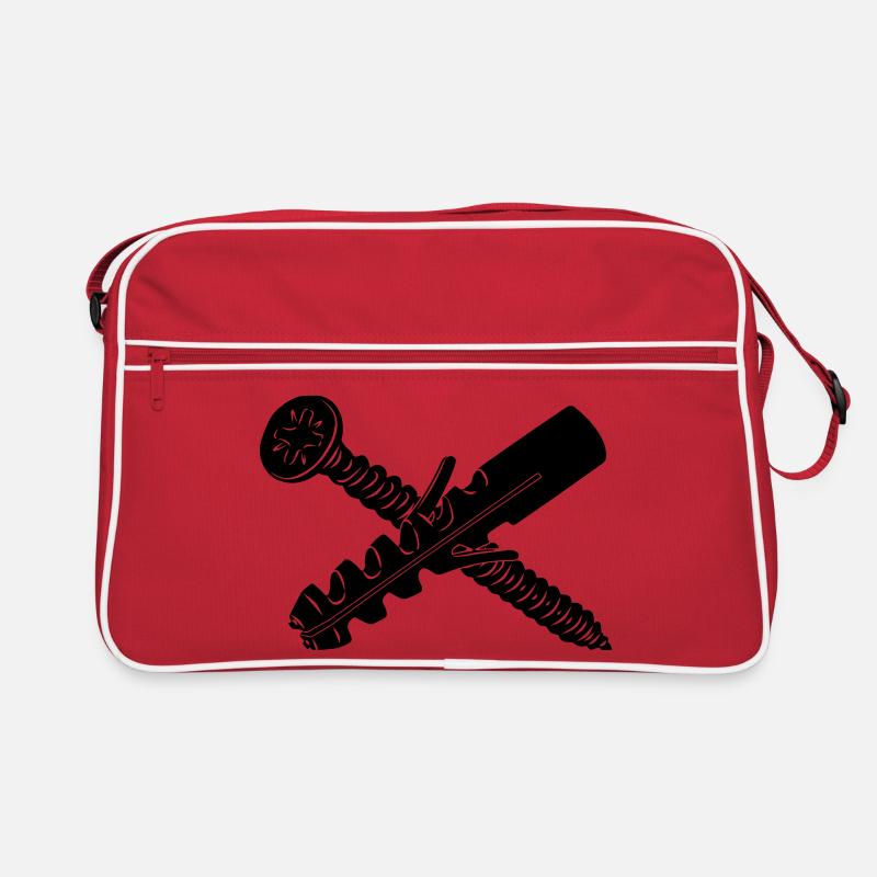 Vis et bouchon pour mur Sac Retro