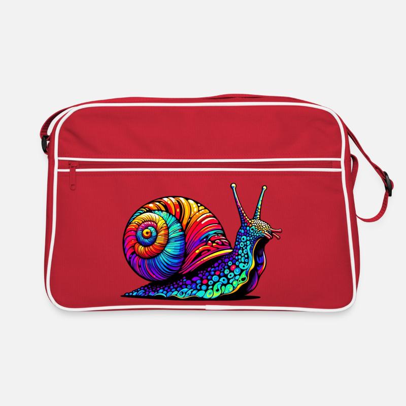 Schnecke Retro Tasche