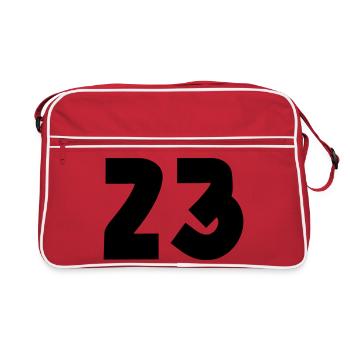 23 - Retro Bag - red/white - Front