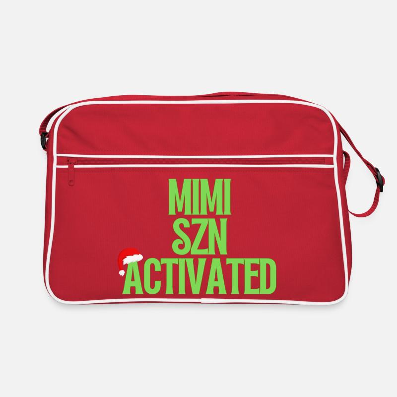 Mimi Szn activé - Conception de Noël Sac Retro