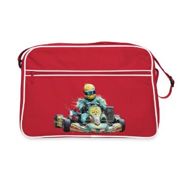 Kart - Sac Retro - rouge/blanc - Devant