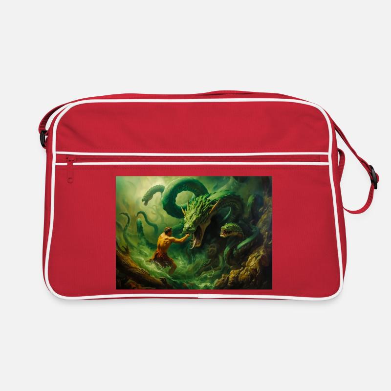 Héraclès combat l’Hydre de Lerne Sac Retro