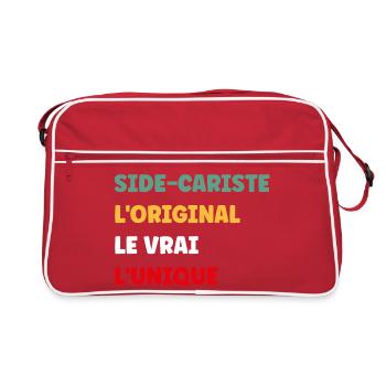 Sidecariste Original Unique - Sac Retro - rouge/blanc - Devant