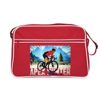 APEX HUNTER Mountain Biker - Retro Bag - red/white - Front