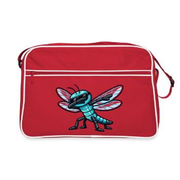 Dab de la Libellule - Sac Retro - rouge/blanc - Devant