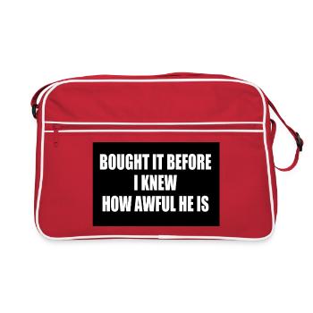 bought it before i knew how awful he is - Retro Bag - red/white - Front