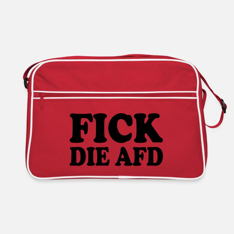 Fick die afd Retro Tasche