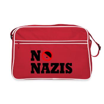 No nazis - Sac Retro - rouge/blanc - Devant