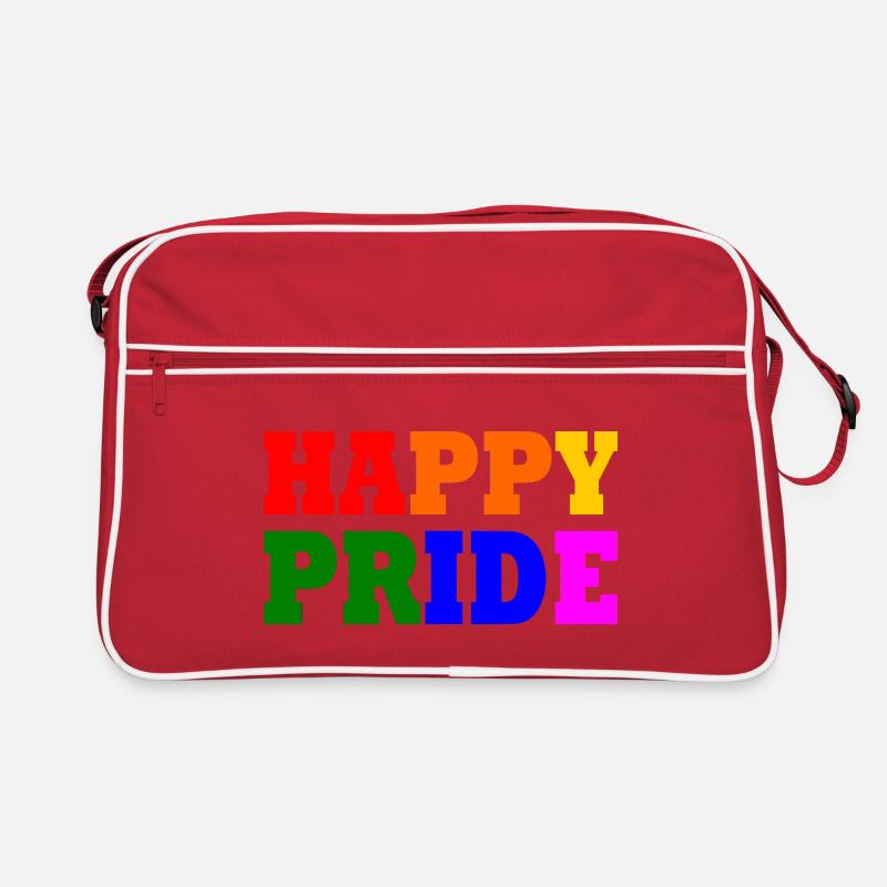 Happy pride Retro Tasche