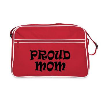 Proud mom - Sac Retro - rouge/blanc - Devant