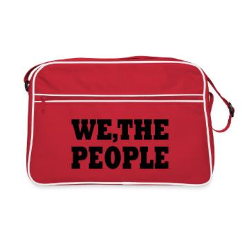 we the people - Retro Bag - red/white - Front