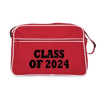 Class of 2024 - Retro Bag - red/white - Front