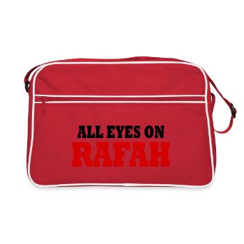all eyes on rafah - Sac Retro - rouge/blanc - Devant