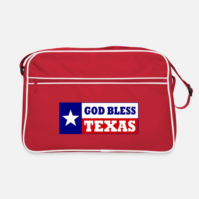 God bless texas Retro Tasche
