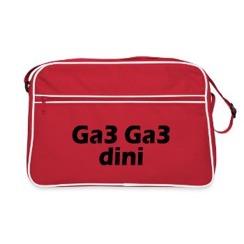 Ga3 ga3 dini - Sac Retro - rouge/blanc - Devant