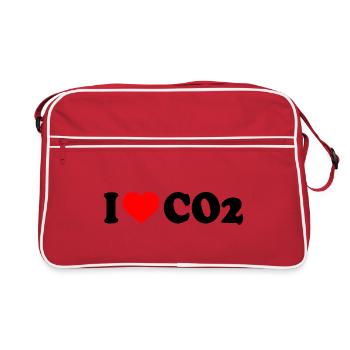 I love co2 - Sac Retro - rouge/blanc - Devant