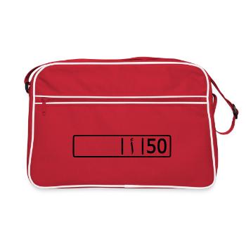 Nador nadorcity 50 ا - Sac Retro - rouge/blanc - Devant