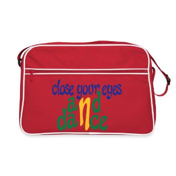 Cadeaux drôles pour danseurs - Sac Retro - rouge/blanc - Devant