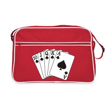 Royal flush - Retro Bag - red/white - Front