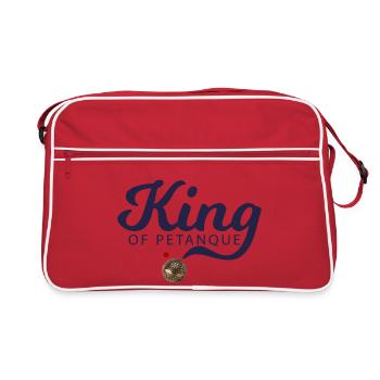 King of Pétanque - Retro Bag - red/white - Front