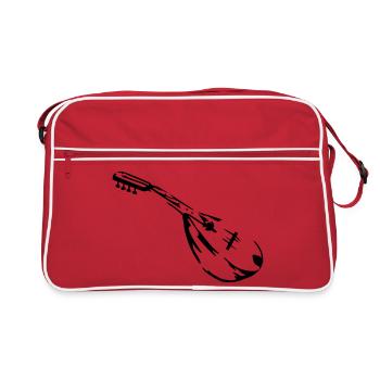 mandolin - Retro Bag - red/white - Front