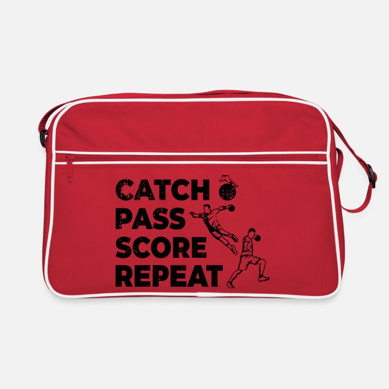 Attraper, passer, marquer, répéter Sac Retro