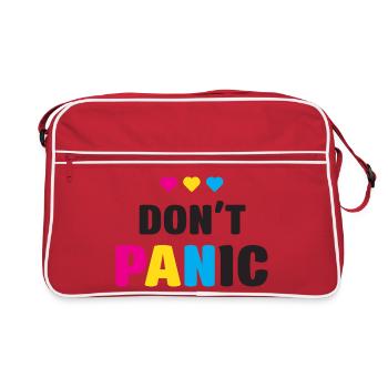 LGBT Pride Month - Don't Panic - Retro Bag - red/white - Front