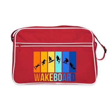 Wakeboard en couleurs vives - Sac Retro - rouge/blanc - Devant