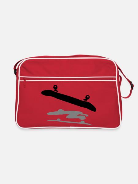 Skateboard - Retro Bag - red/white - Front