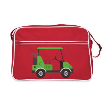 Golf carts - Retro Bag - red/white - Front