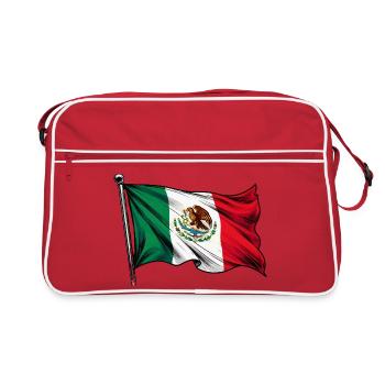 Mexico Flag - Retro Bag - red/white - Front