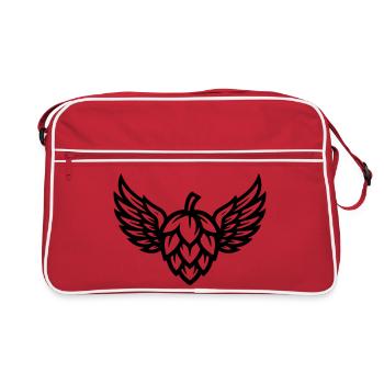 Hops Symbol - Retro Bag - red/white - Front