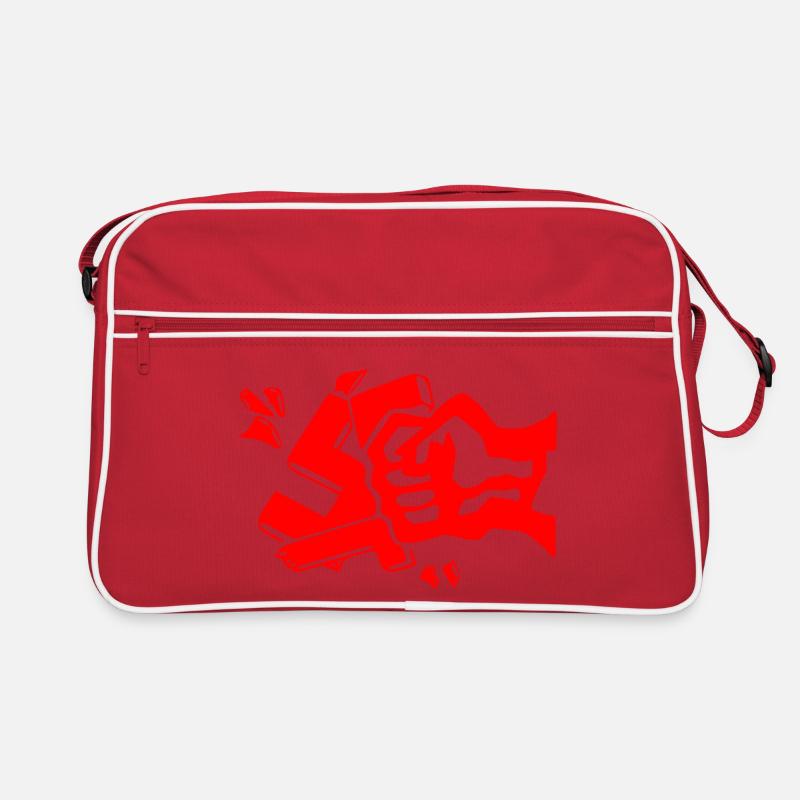 Gegen nazis faust Retro Tasche