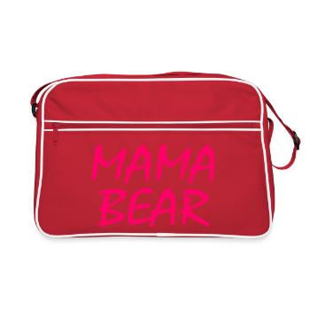 Mama bear - Sac Retro - rouge/blanc - Devant