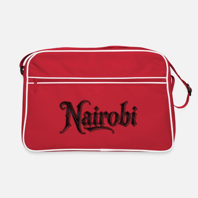 Naïrobi city name in Gothic style Retro Bag