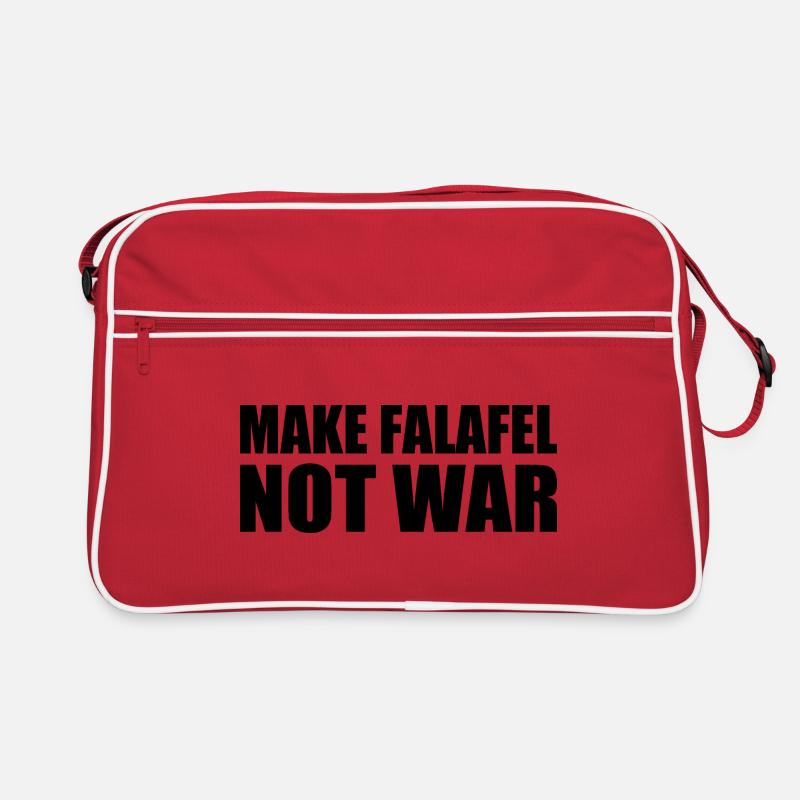 Make falafel not war Sac Retro